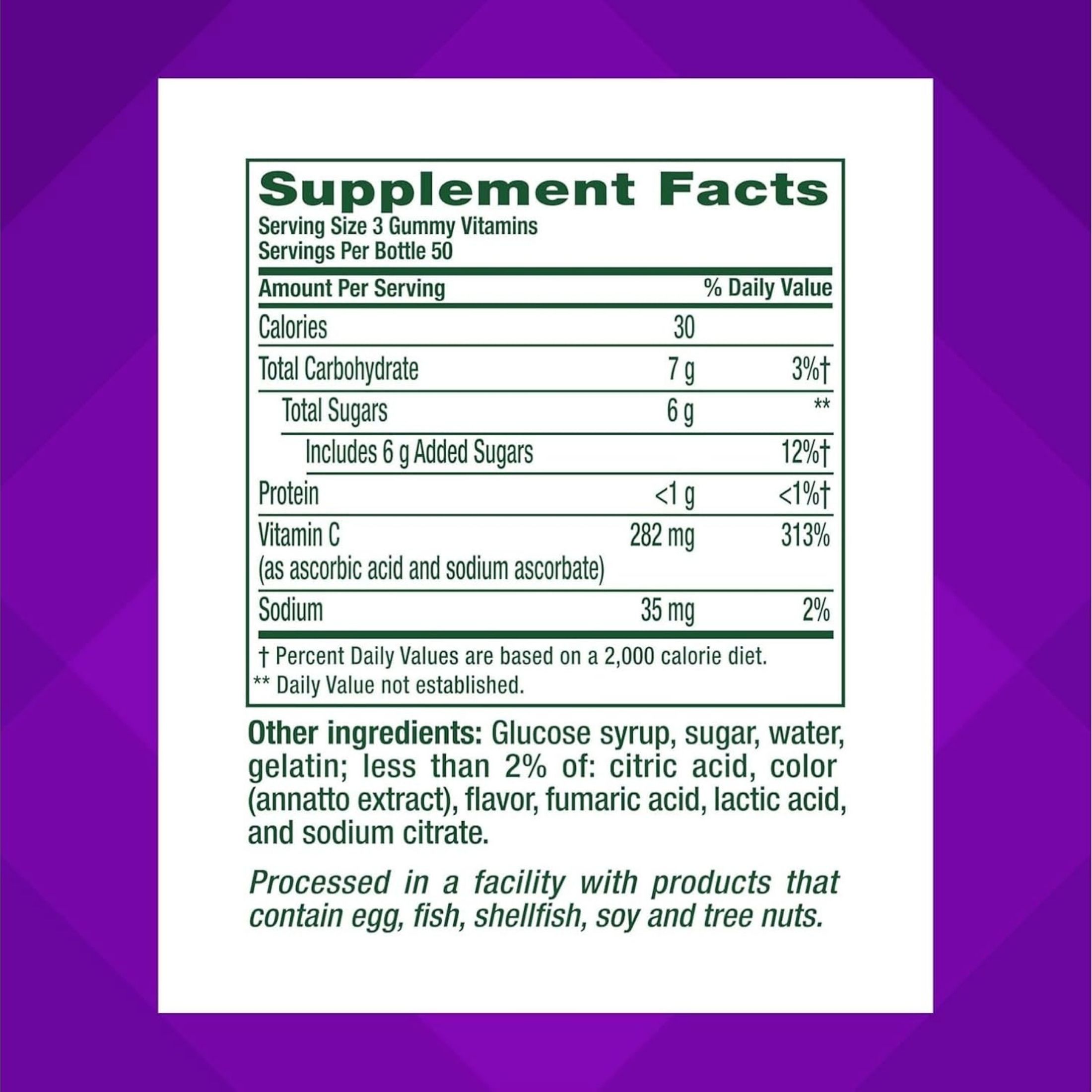 Vitafusion Power C Gummy Immune Support With Vitamin C, Orange Flavor