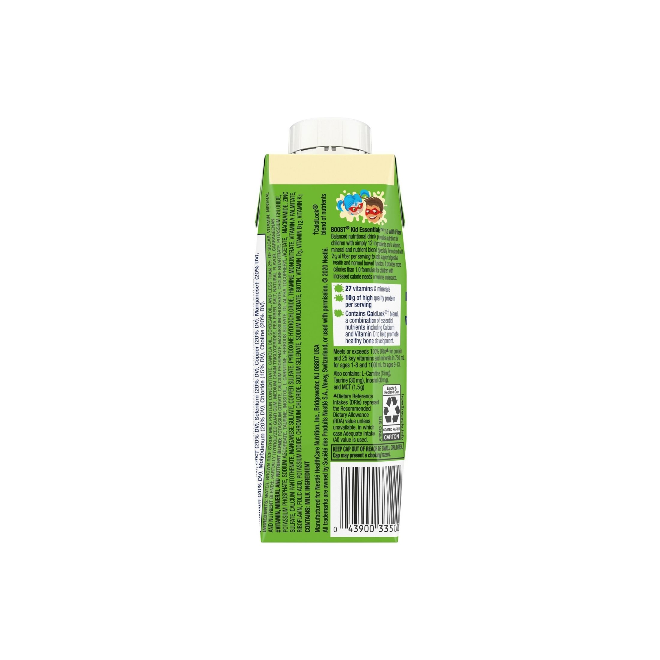 Boost KID ESSENTIALS Vanilla Vortex 8 Fl. Oz. Aseptic Pack