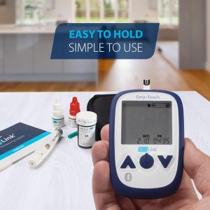 BluLink Glucometer Blood Glucose Meter Monitor Diabetes With Bluetooth