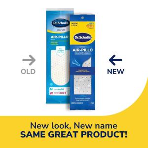 Dr. Scholl's Comfort Air Pillo Insoles Unisex 1 Piar