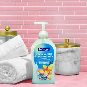 Softsoap Deeply Moisturizing Liquid Hand Soap Pump - Warm Vanilla & Coconut Milk - 11.25 Fl Oz