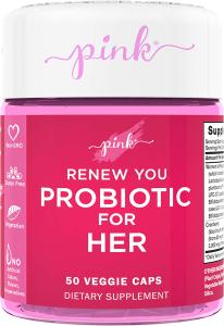 Nature's Truth Pink Vitamins Renew You Probiotic For Her Veggie Capsules - 50ct