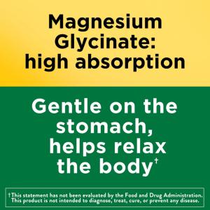 Nature Made Magnesium Glycinate, High Absorption, 200 Mg, Capsules