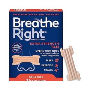 Breathe Right Extra Strength Nasal Strips - Tan