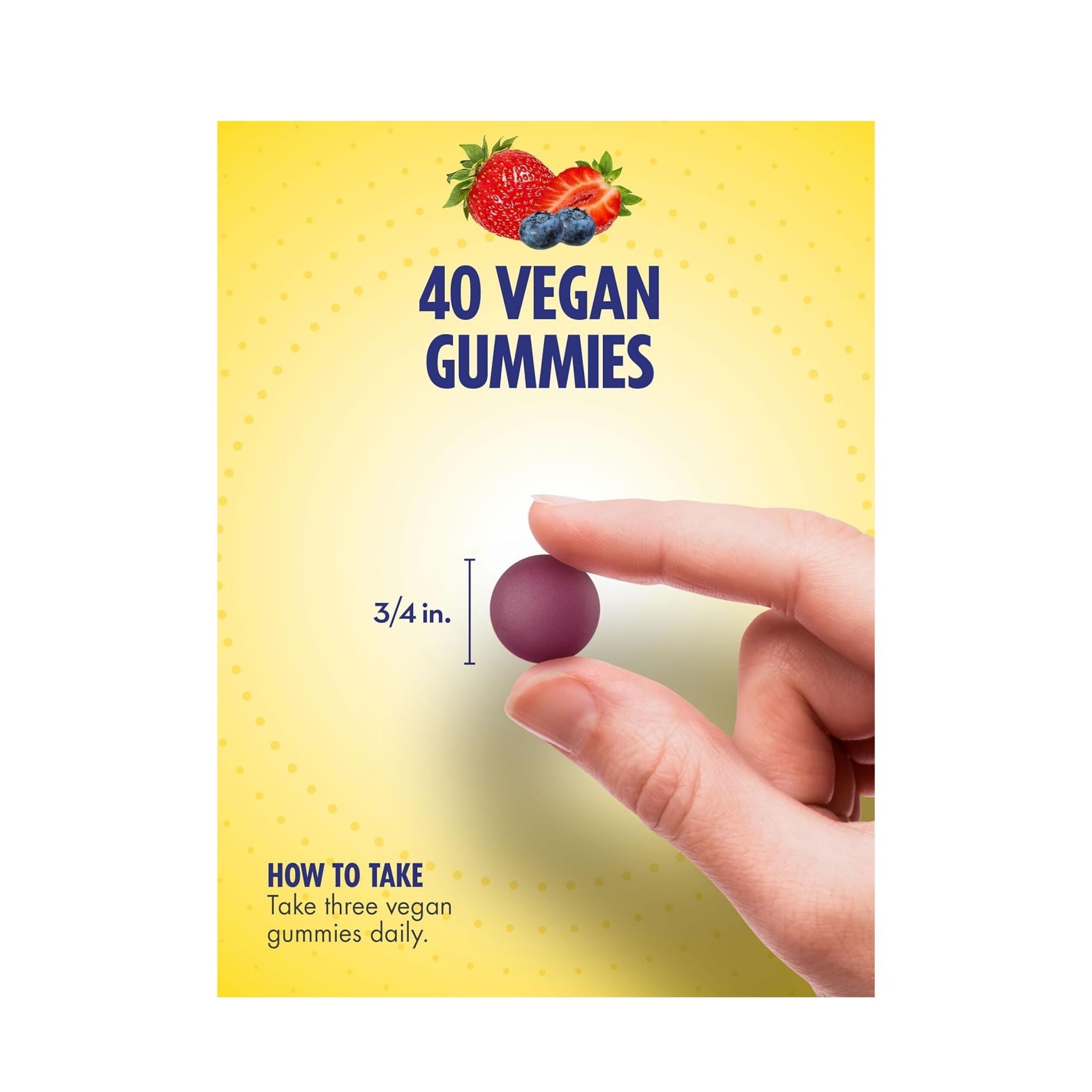 Sundance Vitamins Zinc Vegan Gummies Natural Mixed Berry Flavor