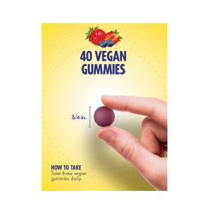 Sundance Vitamins Zinc Vegan Gummies Natural Mixed Berry Flavor
