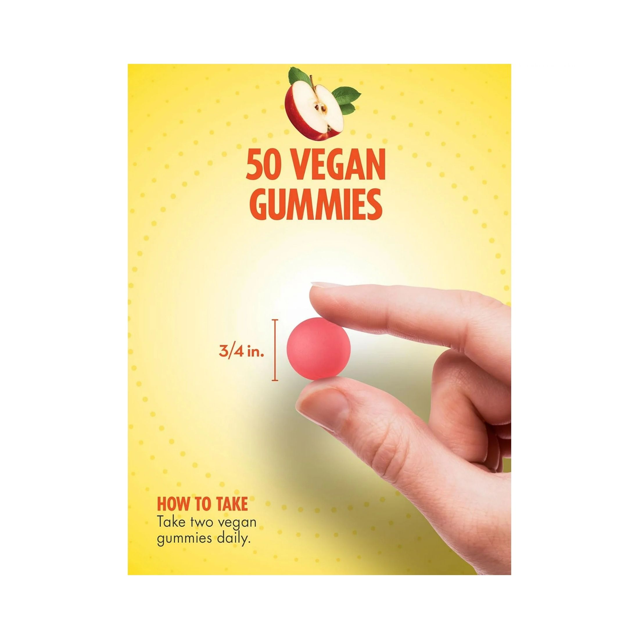 Sundance Vitamins Apple Cider Vinegar Gummies, Natural Apple Flavor