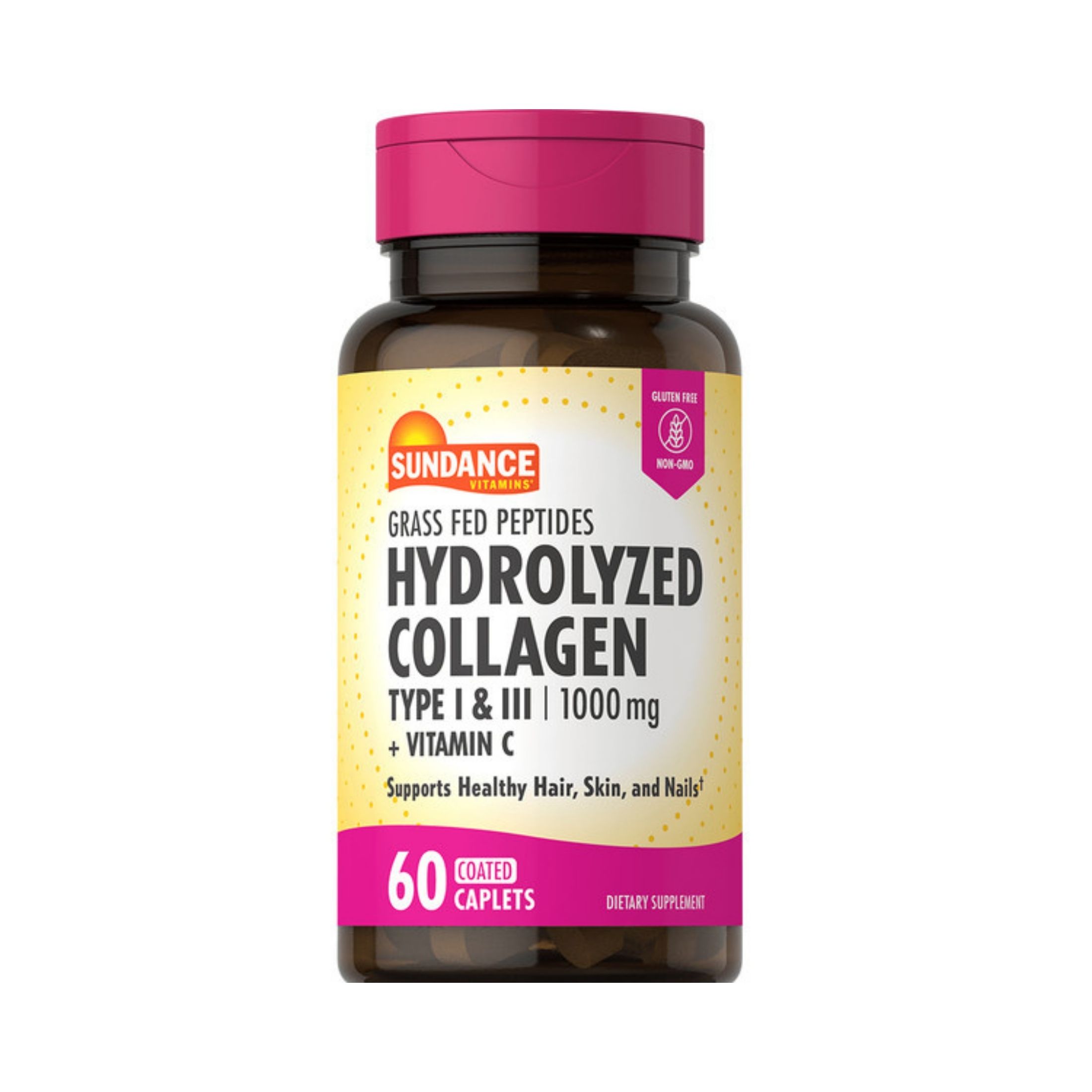 Sundance Vitamins Hydrolyzed Collagen Coated Caplets