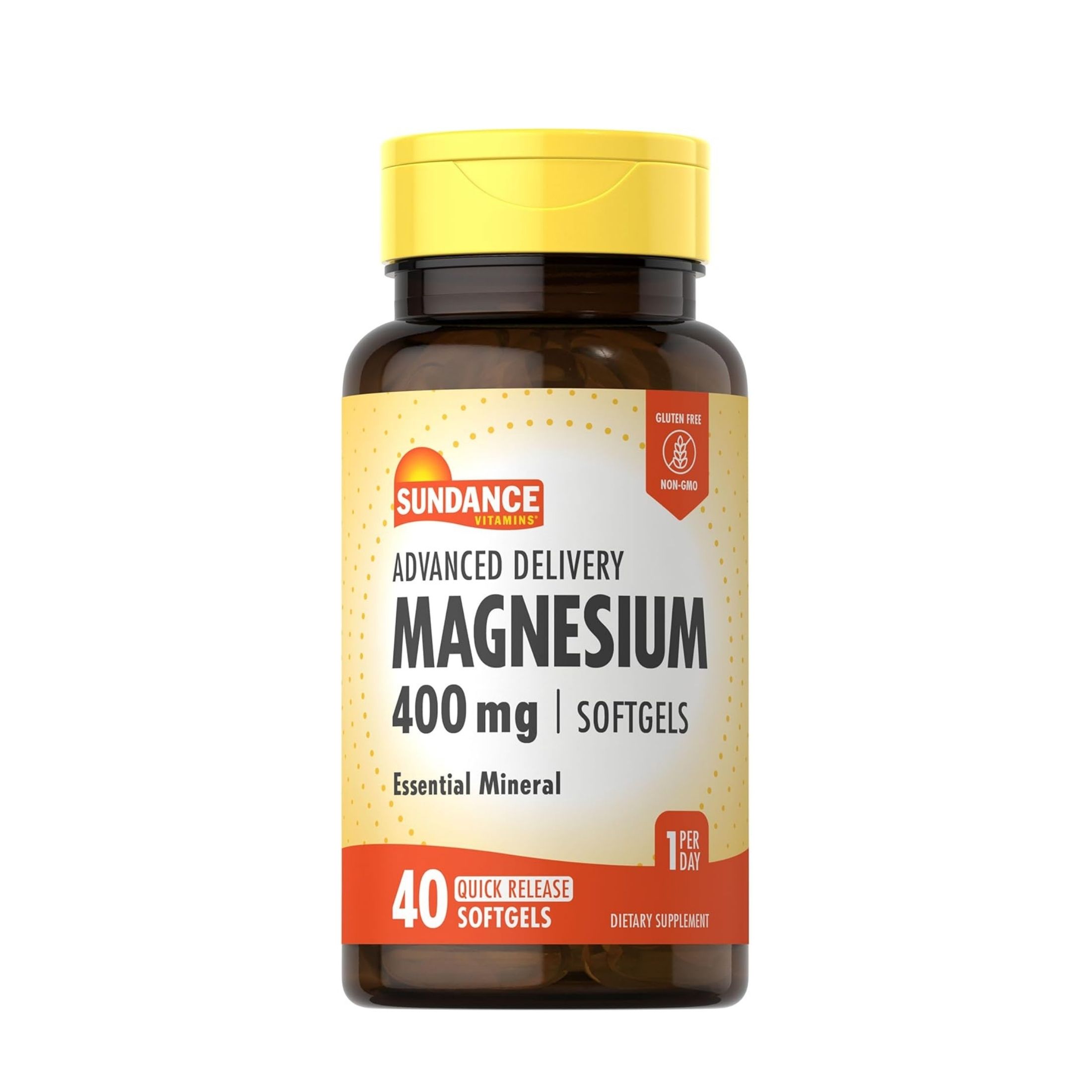 Sundance Vitamins Advanced Delivery Magnesium, 400 Mg, 40 Quick Release Softgels