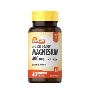 Sundance Vitamins Advanced Delivery Magnesium, 400 Mg, 40 Quick Release Softgels