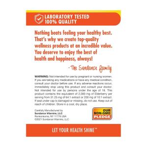 Sundance Vitamins Sambucus Black Elderberry Chewable Tablets
