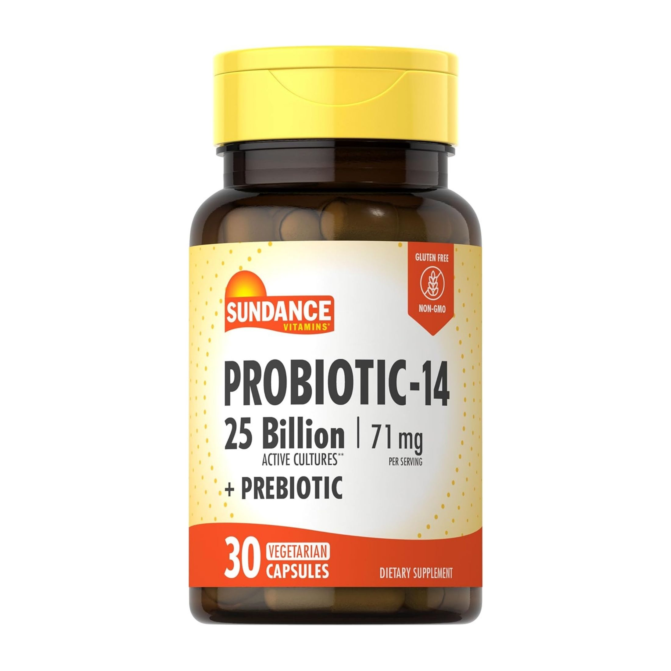 Sundance Vitamins Probiotic-14 Vegetarian 30 Caps By Nature's Truth