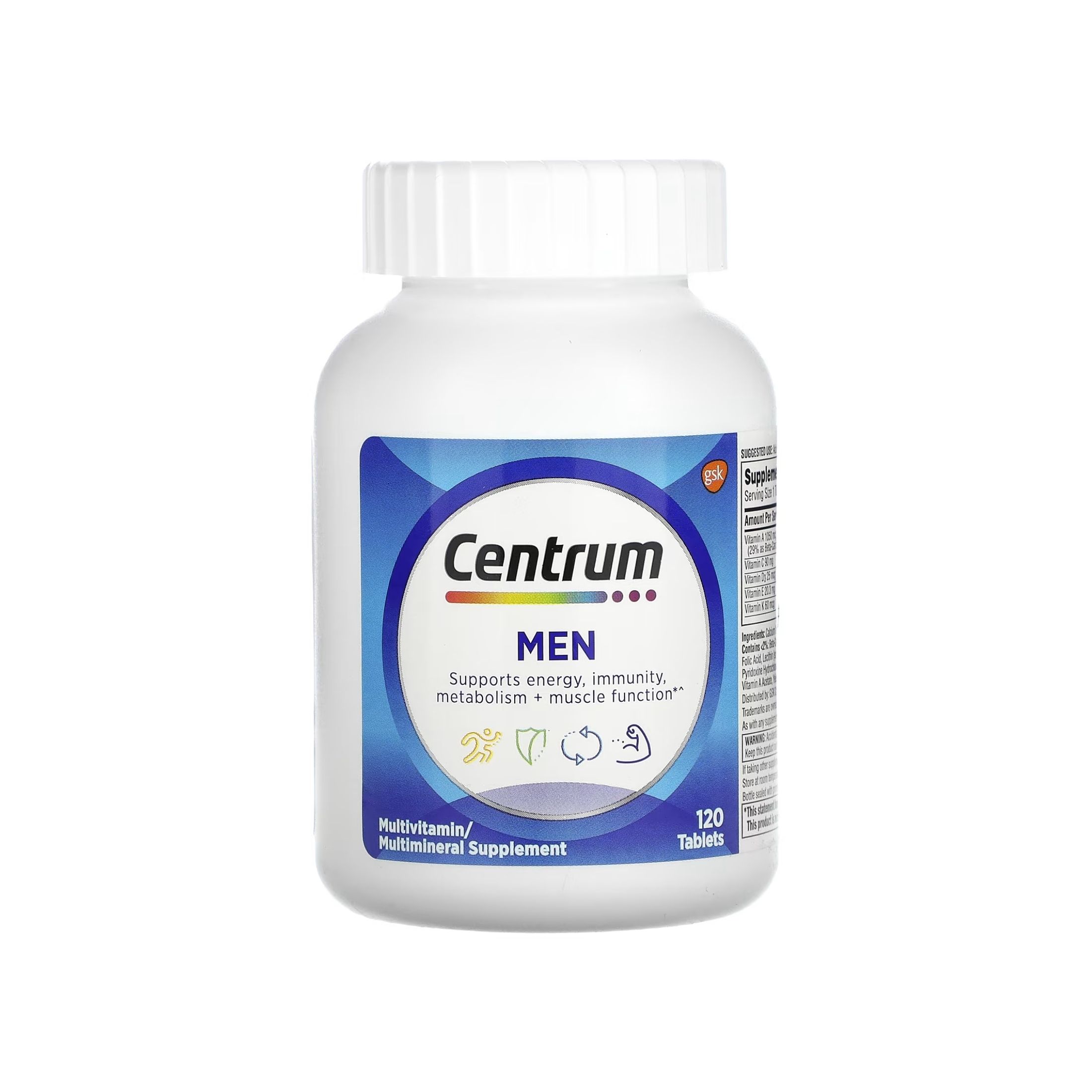 Centrum Men Multivitamin / Multimineral Dietary Supplement Tablets - 120ct