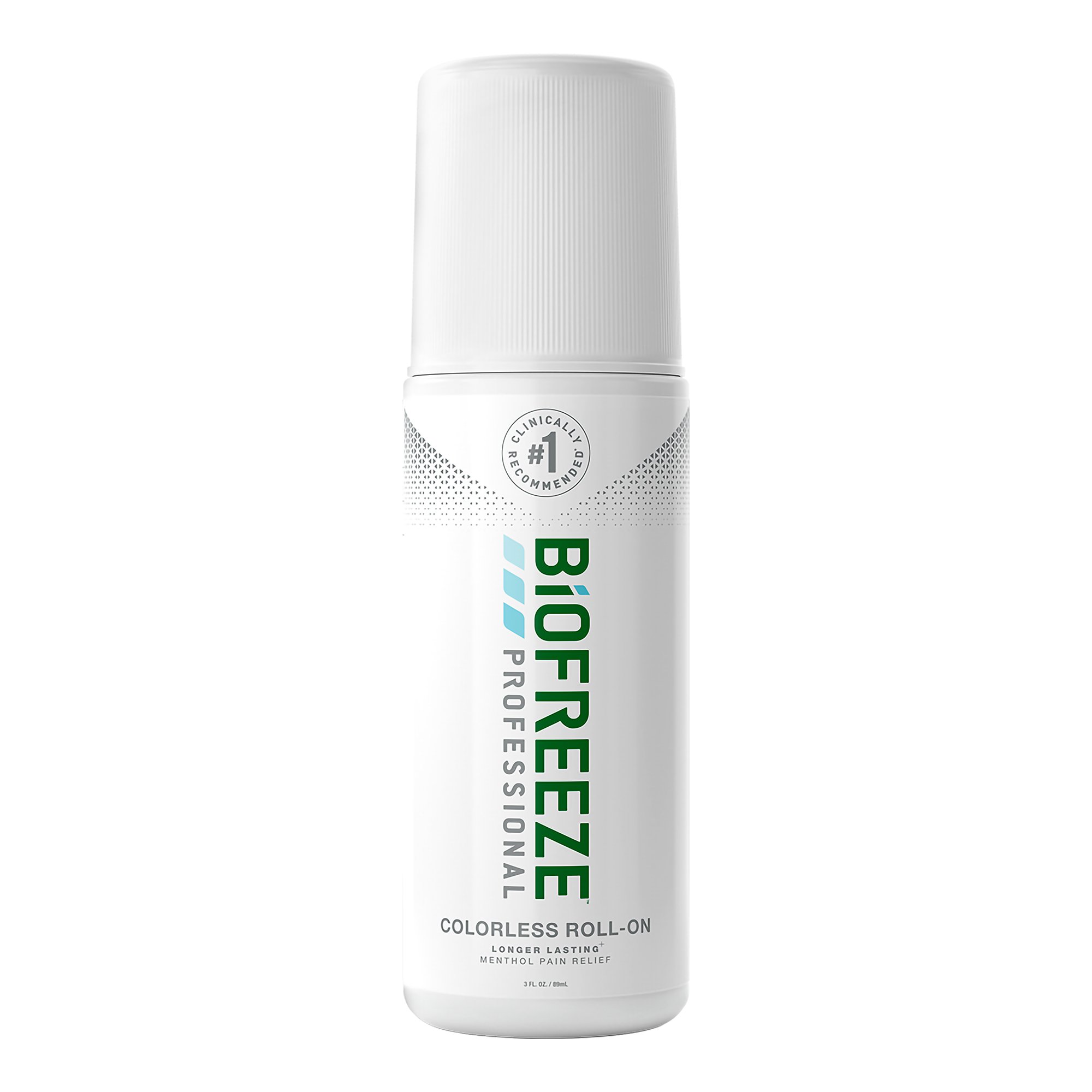 Biofreeze Professional Pain Relief RollOn 3 Oz Bottle Colorless