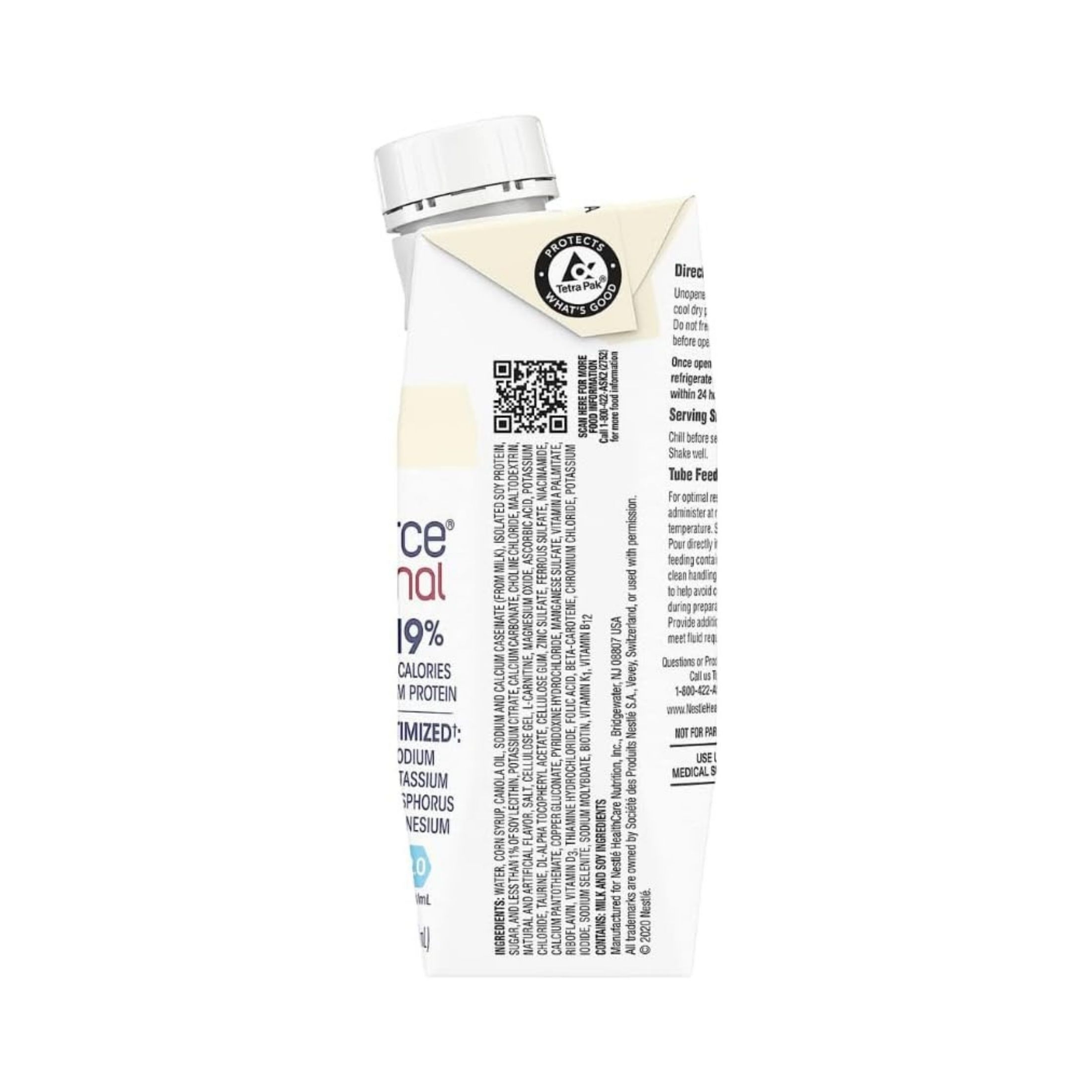 Nestle Novasource Renal Vanilla, 8 Fluid Ounces, 24 Per Case