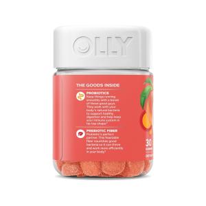 Olly Probiotic + Prebiotic Gummies - Peachy Peach - 30ct