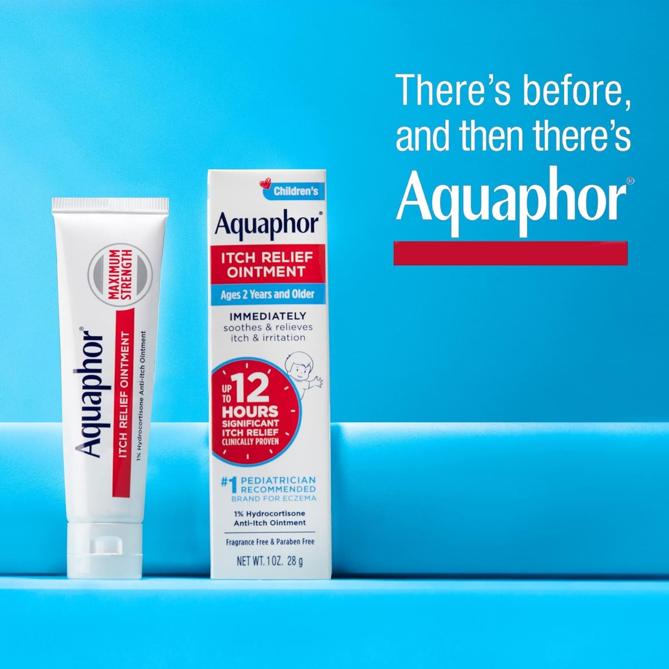 Aquaphor 1% Hydrocortisone Itch Relief Ointment - 2oz