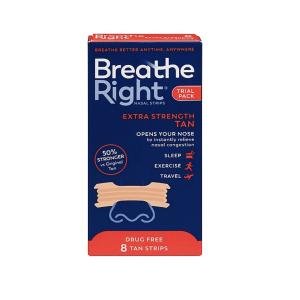 Breathe Right Nasal Strips, Extra Strength, Drug Free, Trial Pack