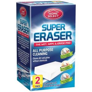 Home Select Super Eraser, All Purpose Cleaning, 2 Pack