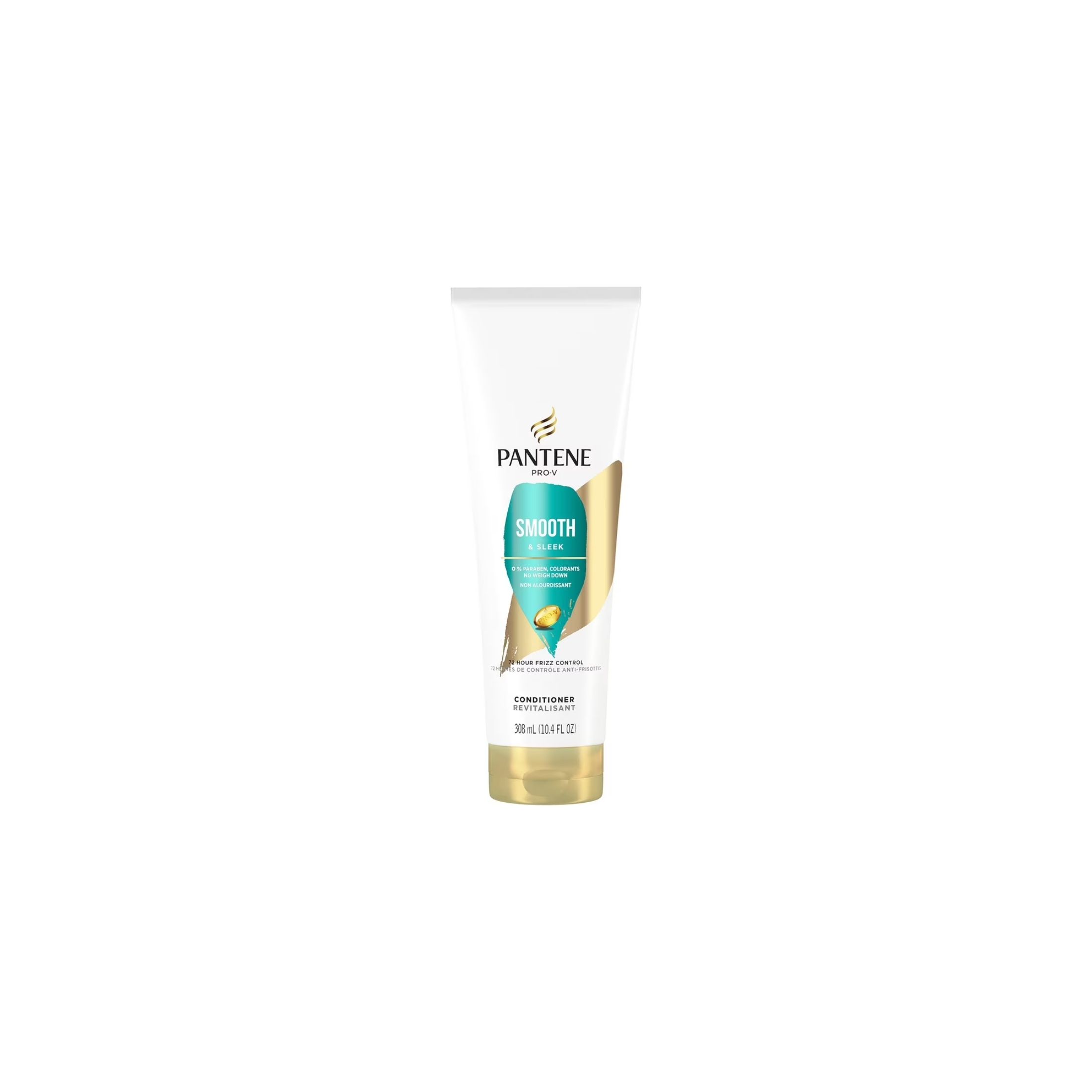 Pantene Smooth & Sleek 72 Hr Smoothness Conditioner 10.4 Fl Oz