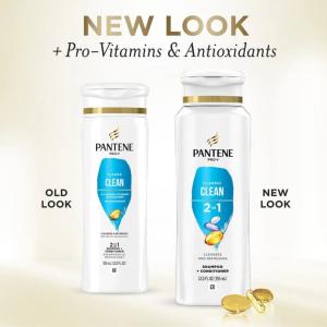 Pantene Classic Clean 2 In 1 Shampoo + Conditioner 12 Fl Oz