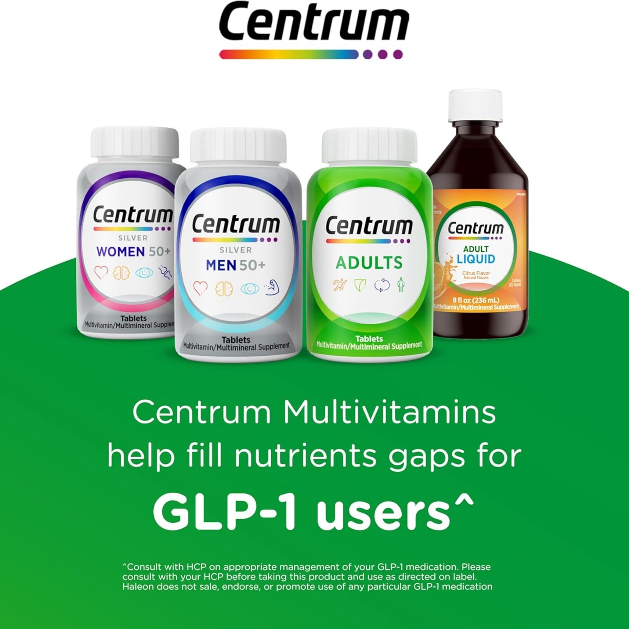 Centrum Silver Multivitamin For Adults 50 Plus