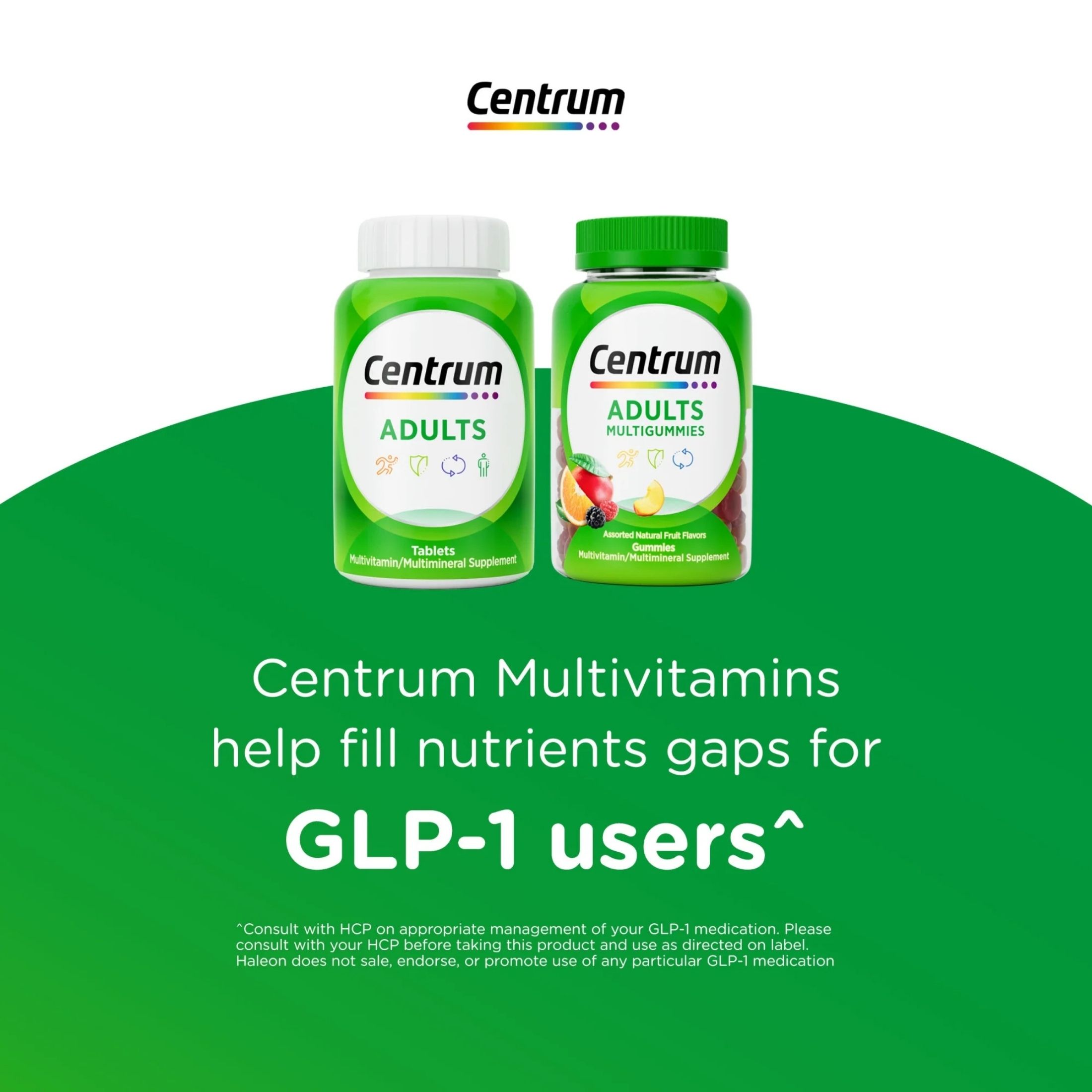 Centrum Multivitamin/Multimineral Supplement, Adults, Tablets