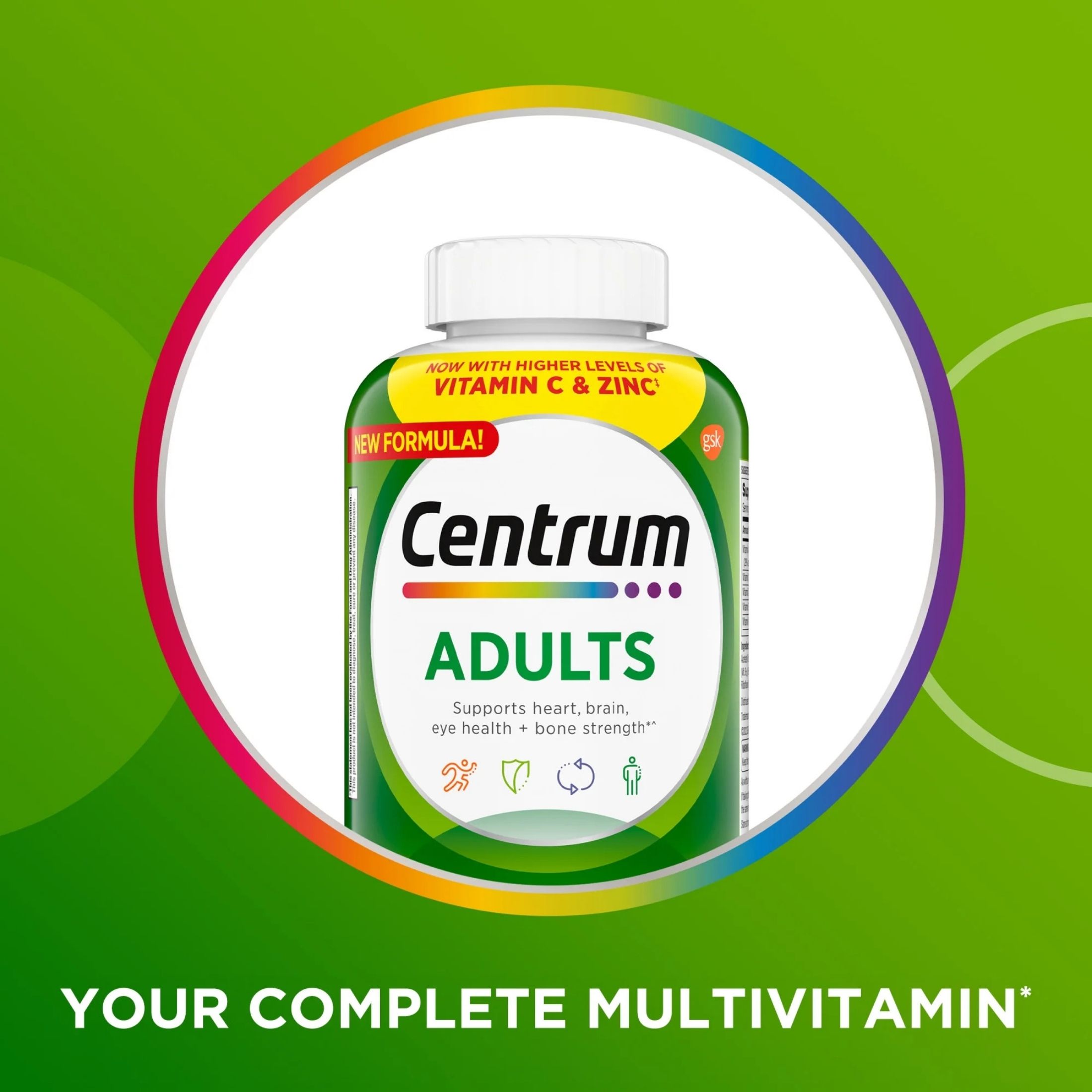 Centrum Multivitamin/Multimineral Supplement, Adults, Tablets