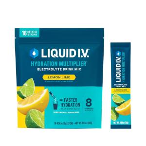 Liquid I.V. Electrolyte Drink Mix, Lemon Lime, Hydration Multiplier