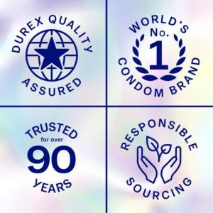 Durex Air Extra Thin, Transparent Natural Rubber Latex Condoms