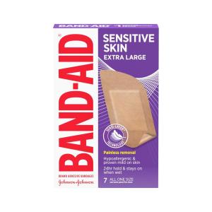 Band-Aid Brand Adhesive Bandages For Sensitive Skin, Assorted Sizes