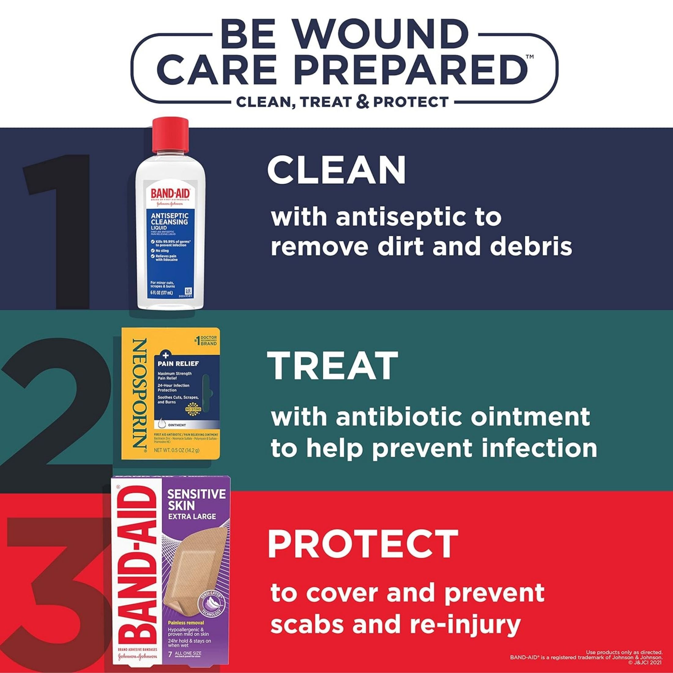 Band-Aid Brand Adhesive Bandages For Sensitive Skin, Assorted Sizes