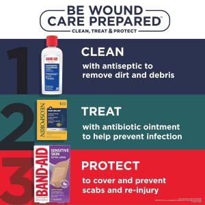 Band-Aid Brand Adhesive Bandages For Sensitive Skin, Assorted Sizes