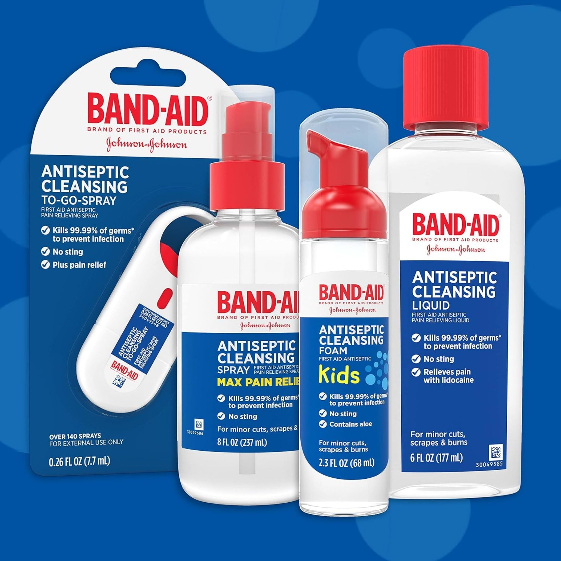 Band-Aid First Antiseptic Cleansing Foam For Kids, 2.3 Oz