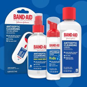 Band-Aid First Antiseptic Cleansing Foam For Kids, 2.3 Oz