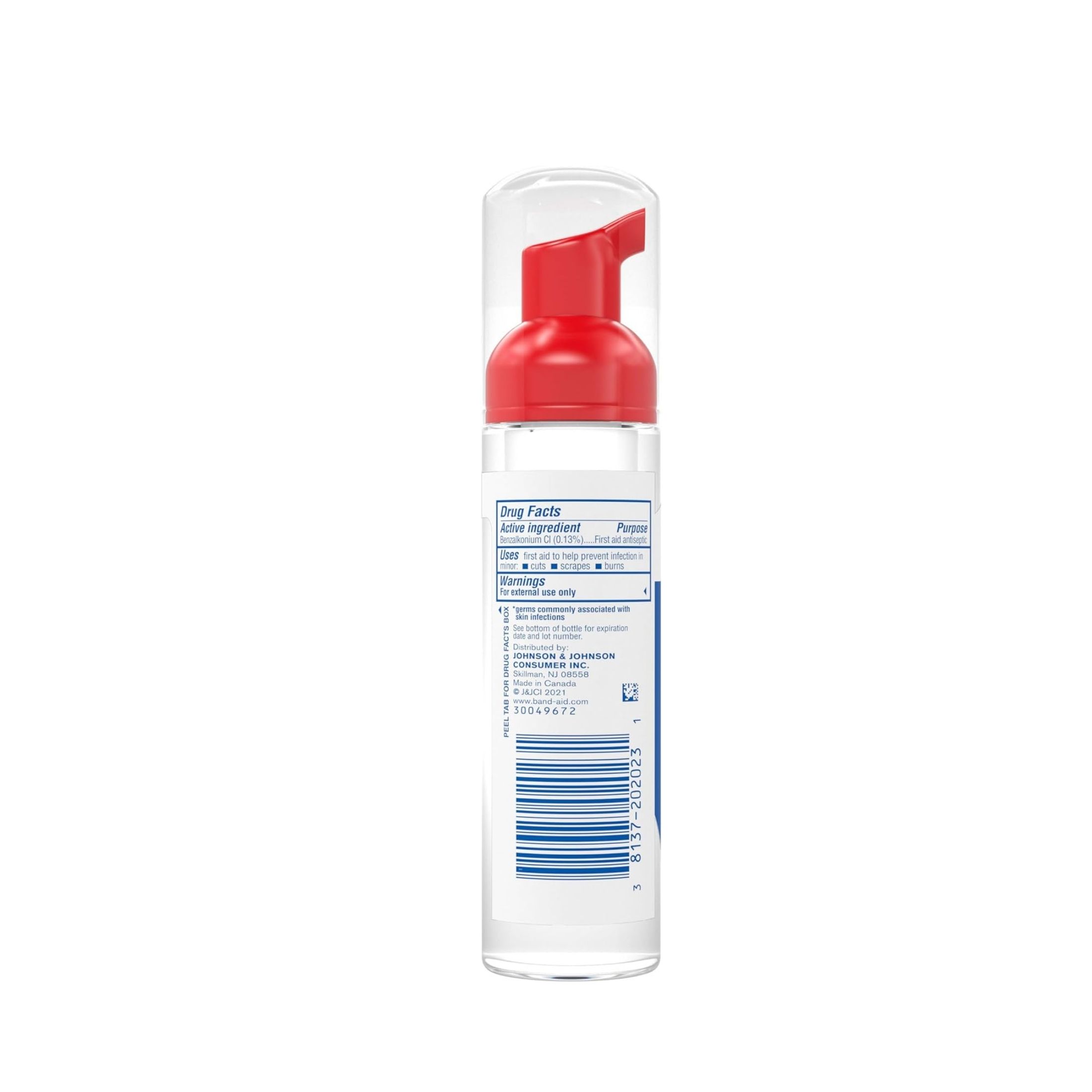 Band-Aid First Antiseptic Cleansing Foam For Kids, 2.3 Oz