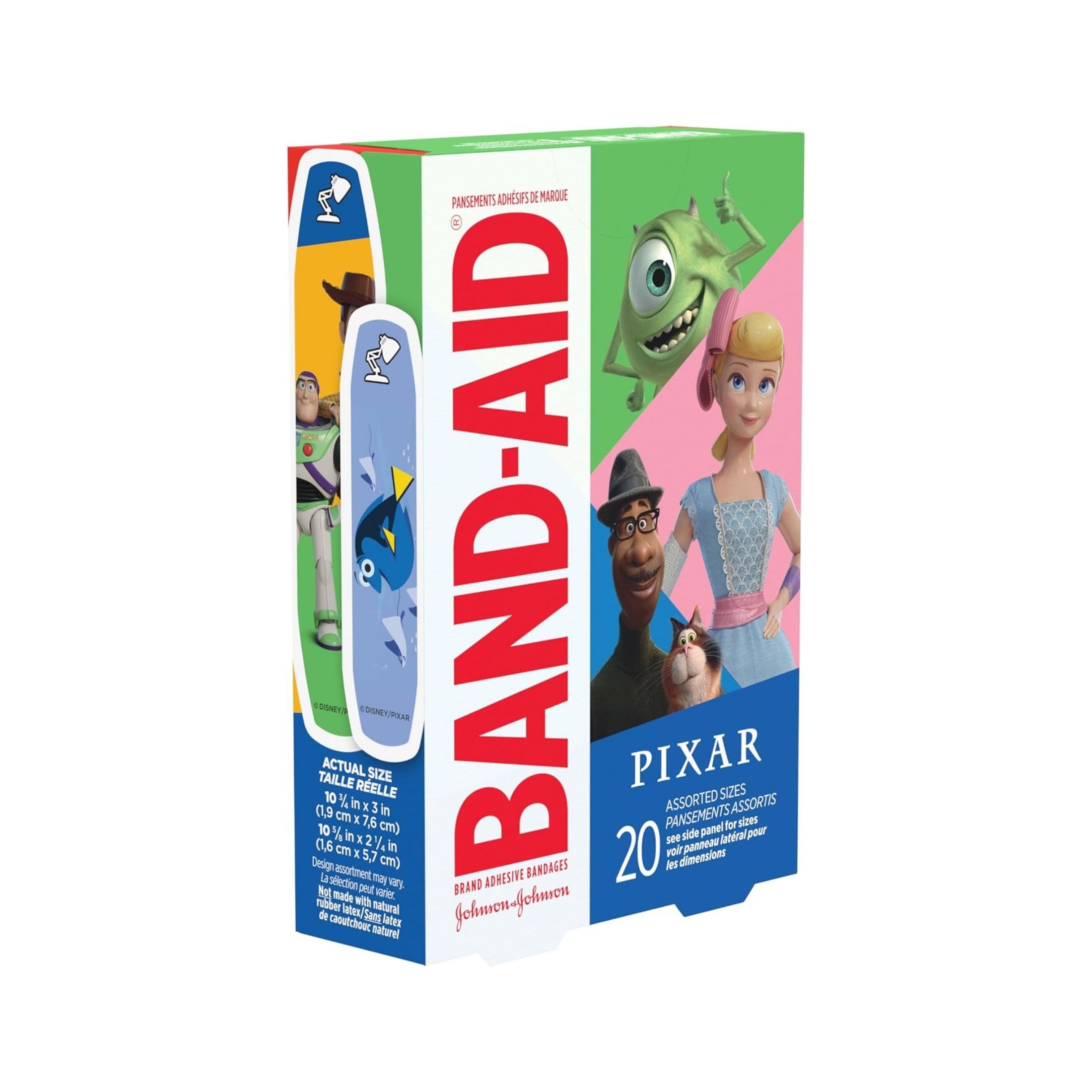 Band-Aid Brand Adhesive Bandages, Pixar, Assorted Sizes