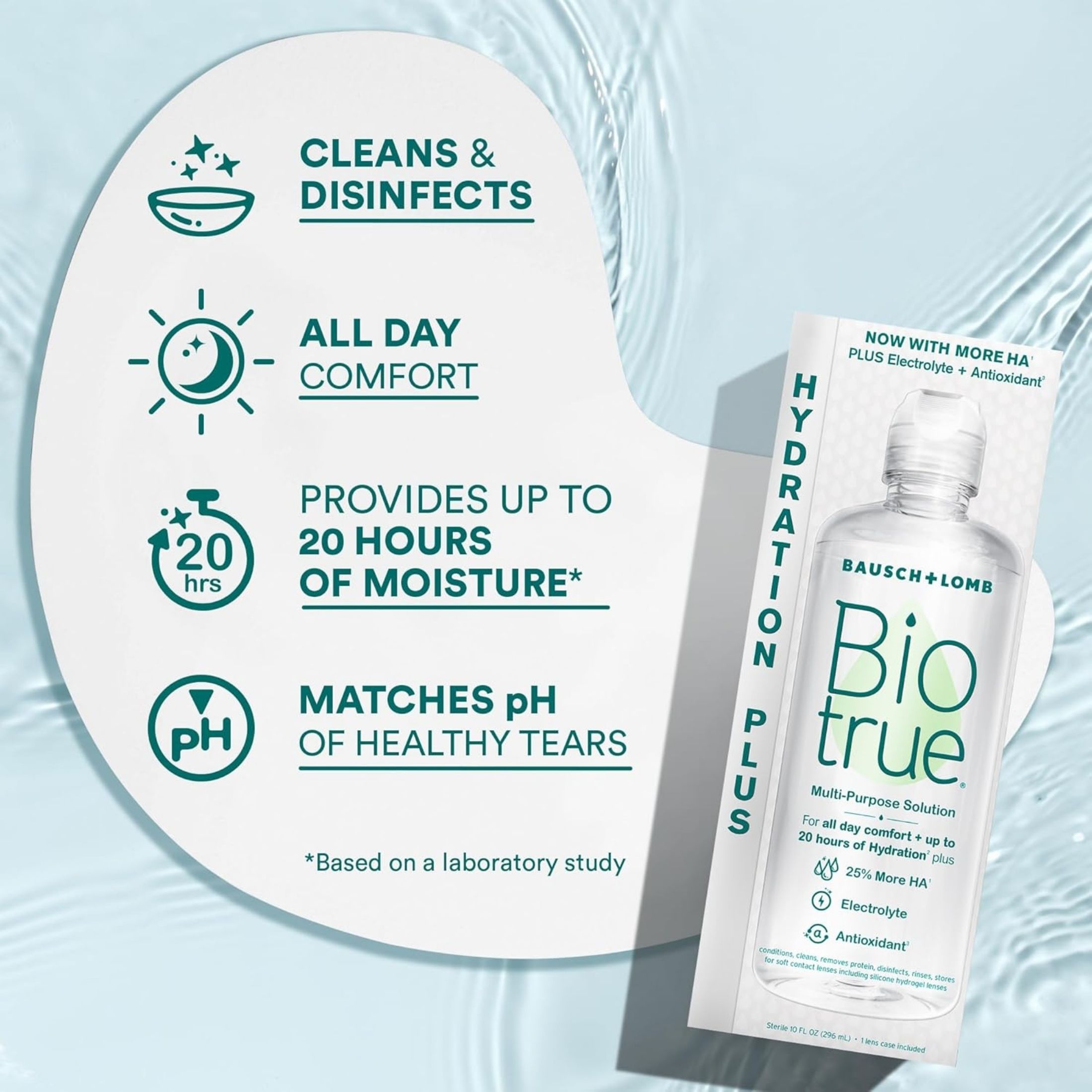 Biotrue Hydration Plus Contact Lens Solution - 10 Fl Oz