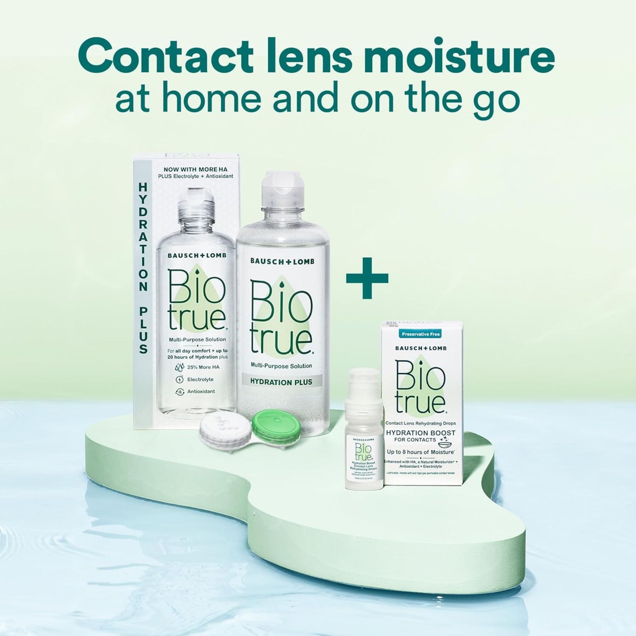 Biotrue Hydration Plus Contact Lens Solution - 10 Fl Oz