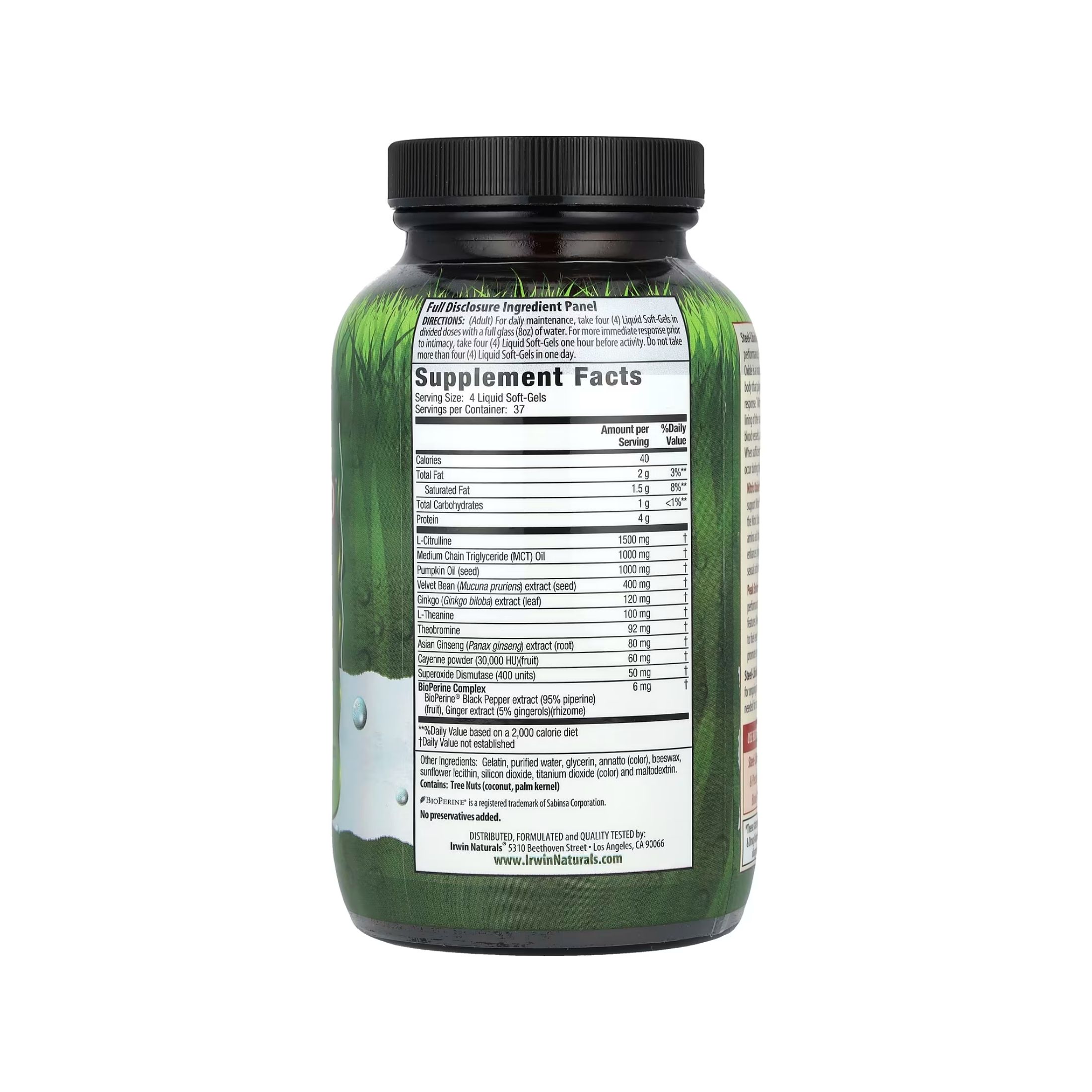 Irwin Naturals Steel Libido Red - 75 Liquid Softgels