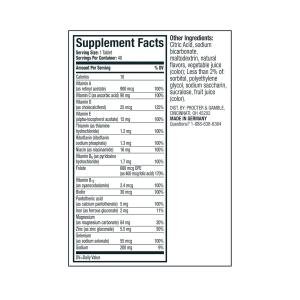 Voost Men S Multivitamin Effervescent Tablets Blueberry Pomegranate Flavored