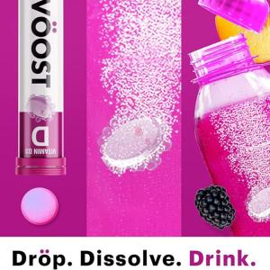 Voost Vitamin D3, Tablets, Blackberry Peach