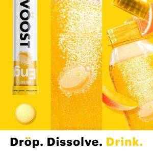 Voost Energy Effervescent Vitamin Tablet Orange Mango