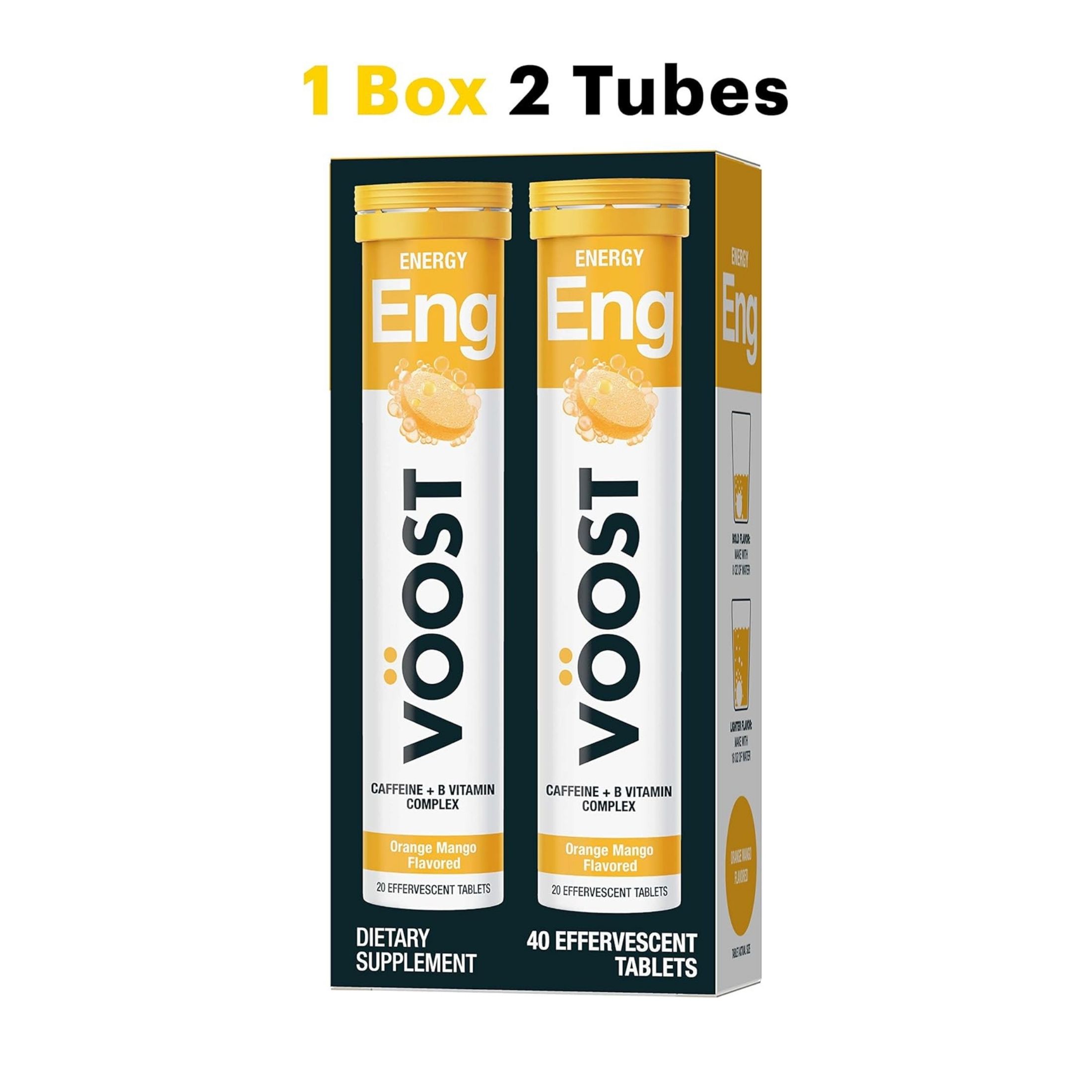 Voost Energy Effervescent Vitamin Tablet Orange Mango