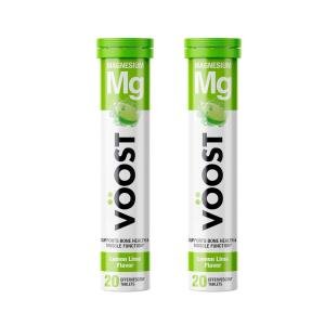 Voost Magnesium, Effervescent Tablets, Lemon Lime Flavored