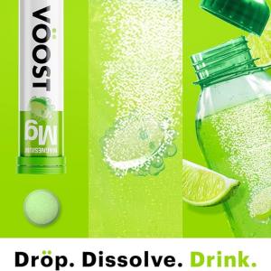 Voost Magnesium, Effervescent Tablets, Lemon Lime Flavored