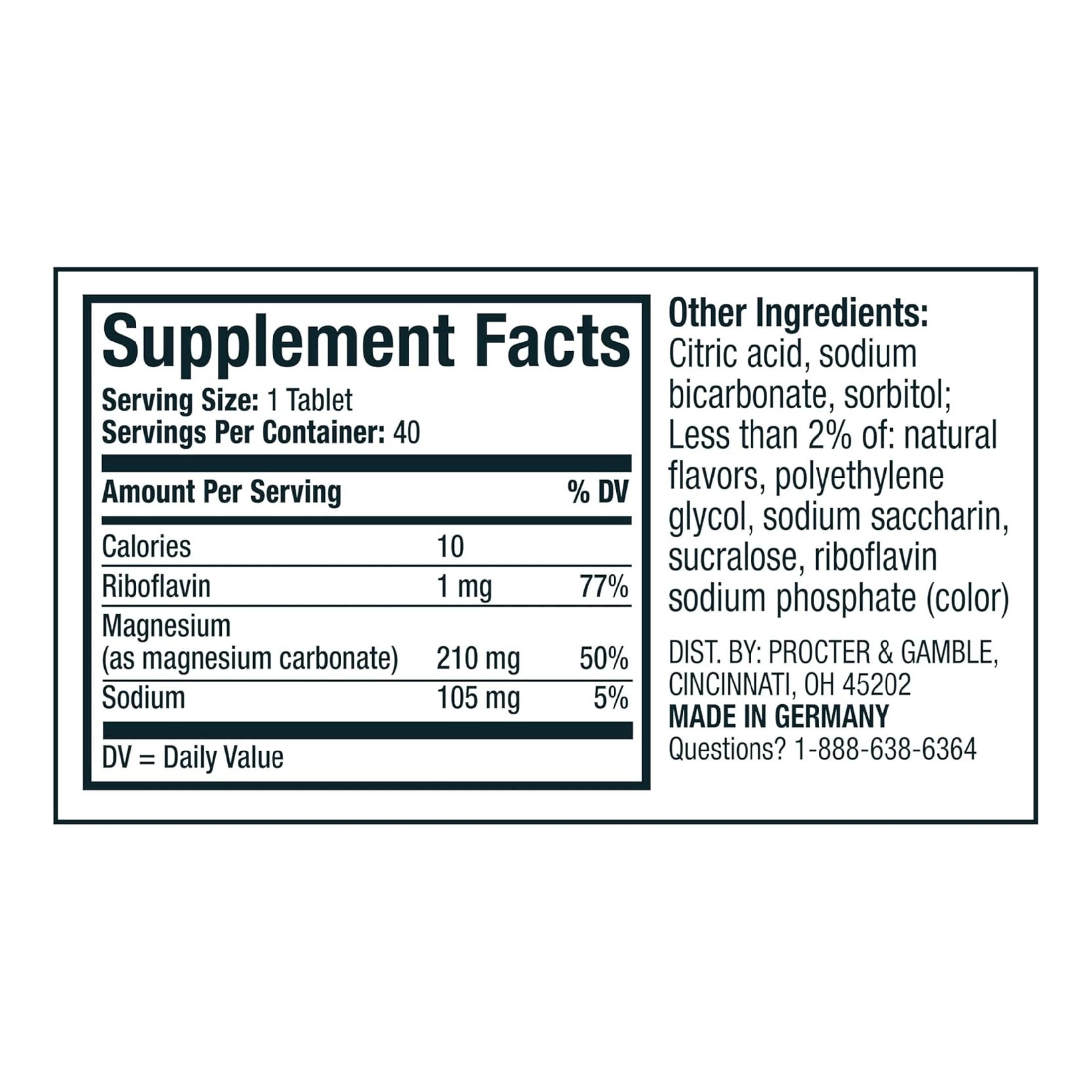 Voost Magnesium, Effervescent Tablets, Lemon Lime Flavored