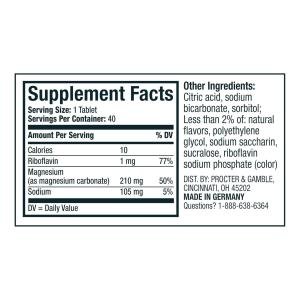 Voost Magnesium, Effervescent Tablets, Lemon Lime Flavored