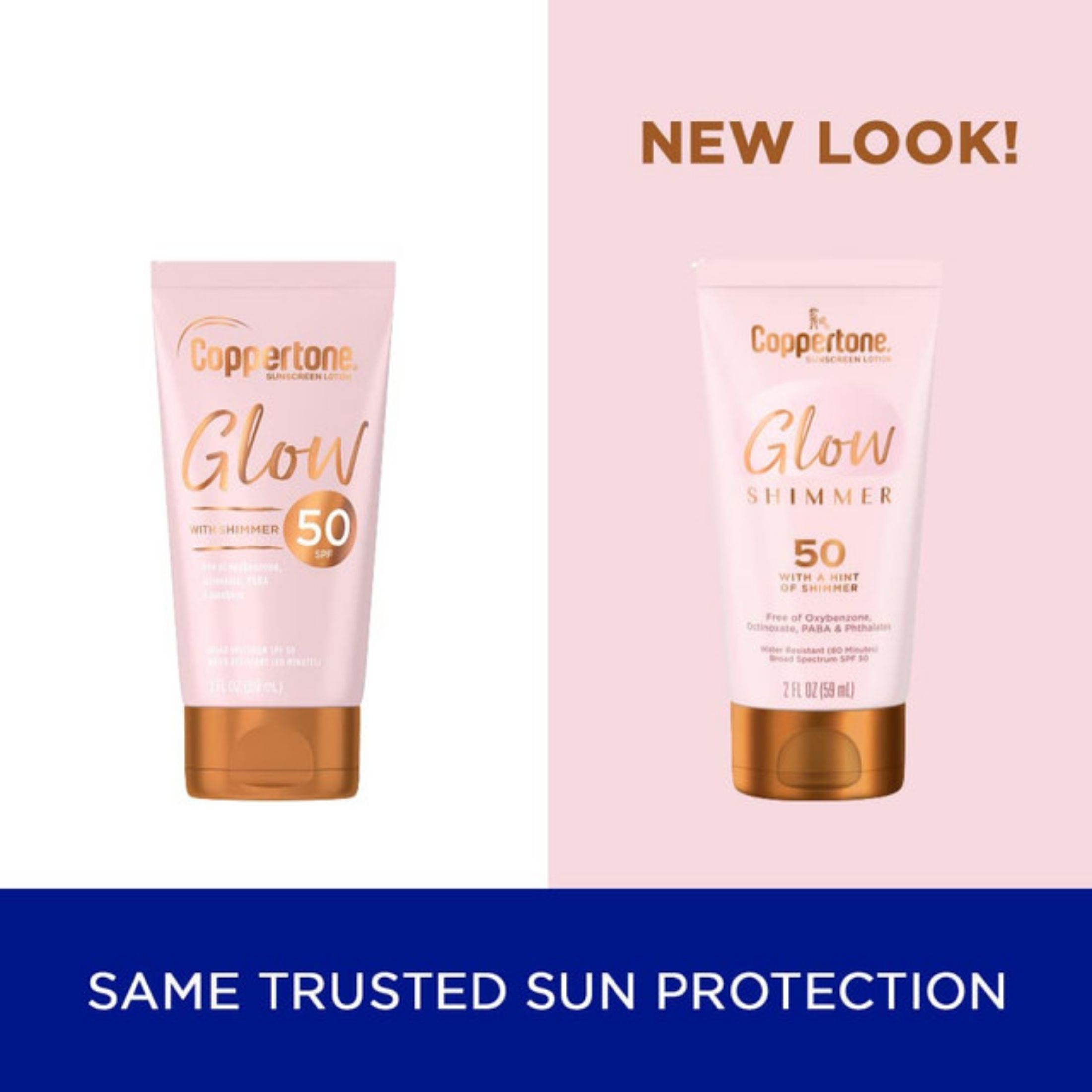 Coppertone Glow SPF 50 Lotion, 5oz. (New UPC)