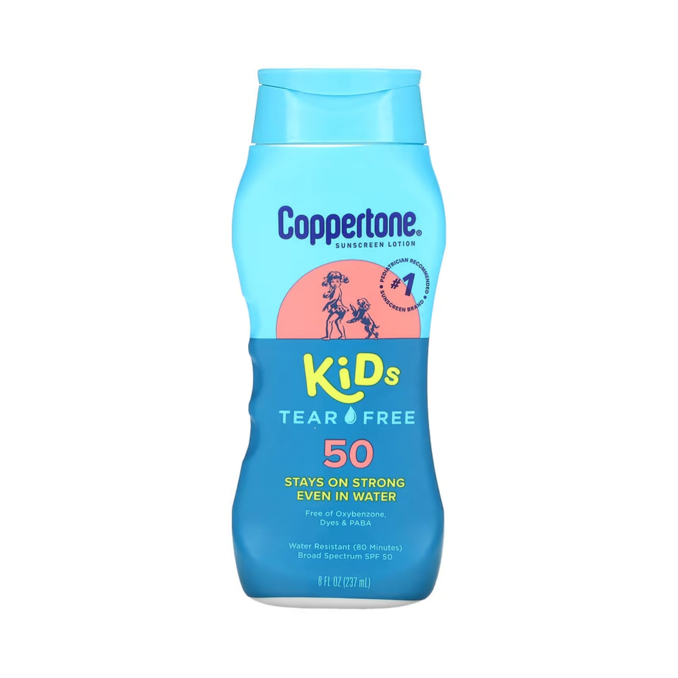 Coppertone Kids, Tear Free, Sunscreen Lotion, SPF 50, 8 Fl Oz (237 Ml)